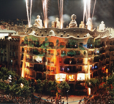 cronologia pedrera festa inauguração bcn